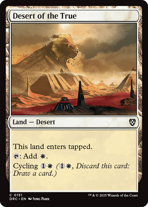Desert of the True (DRC-151) - Commander: Aetherdrift - for just $0.08! 