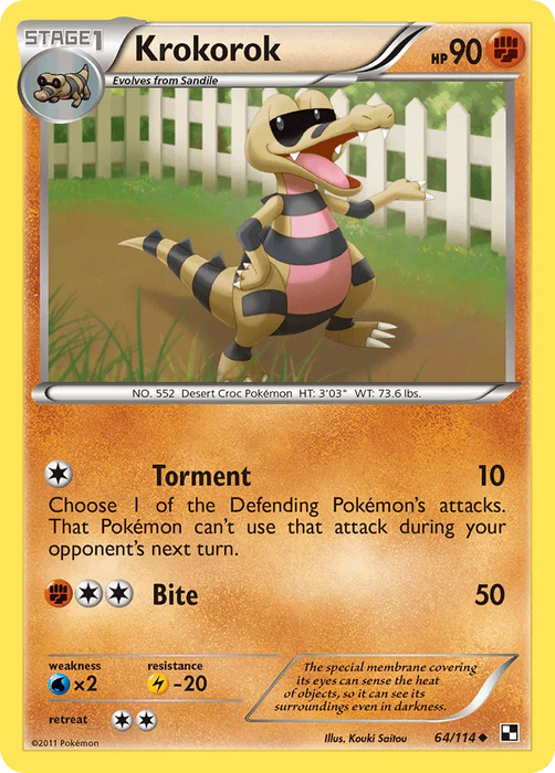 Krokorok (64/114) [Black & White: Base Set] - for just $0.25! 