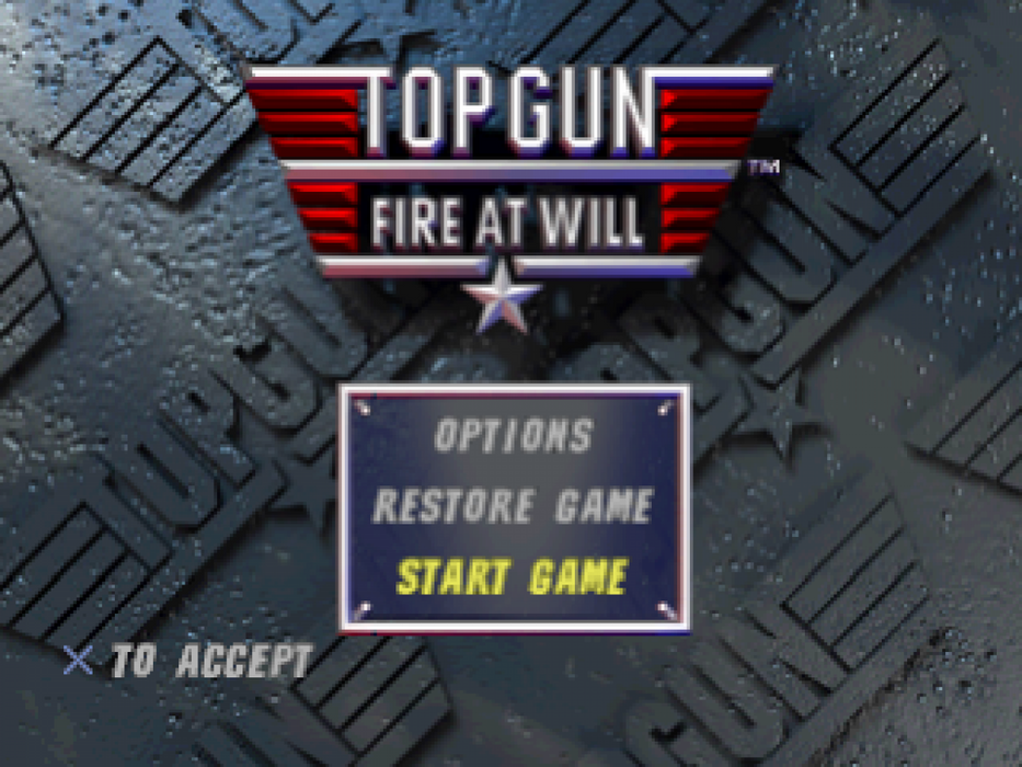 Top Gun: Fire at Will! [Long Box] – PlayStation 1 (PS1) - for just $0! 
