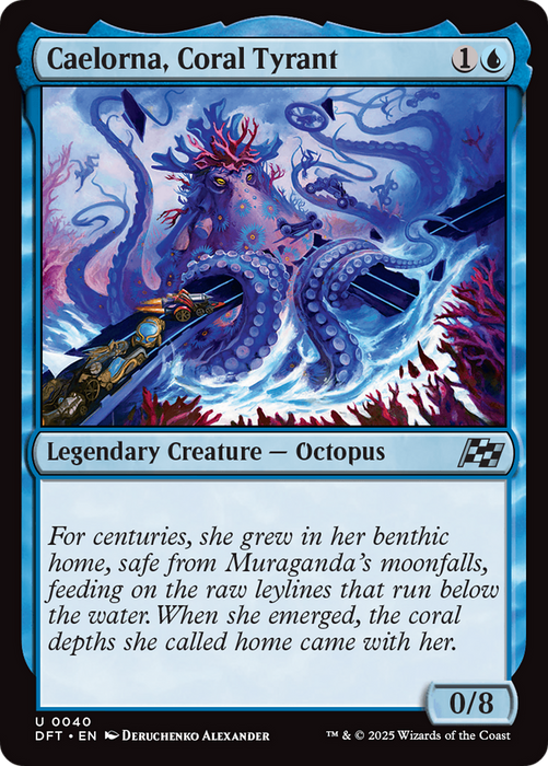 Caelorna, Coral Tyrant (DFT-040) - Aetherdrift Foil - for just $0.10! 