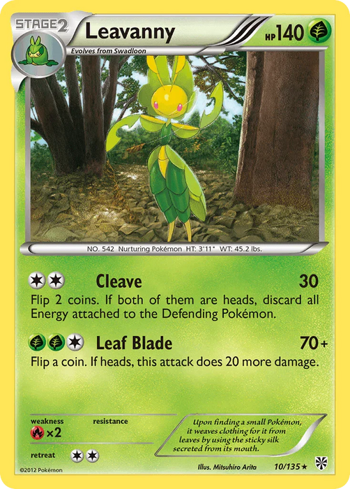 Leavanny (10/135) [Black & White: Plasma Storm] - for just $0.30! 