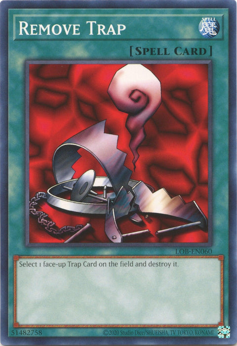 Remove Trap (25th Anniversary) [LOB-EN060] Common - for just $0.10! 