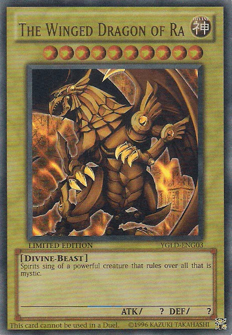 The Winged Dragon of Ra [YGLD-ENG03] Ultra Rare - for just $0.55! 