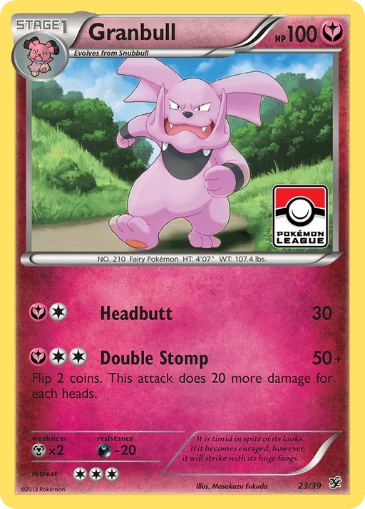 Granbull (23/39) [XY: Kalos Starter Set] - for just $0.45! 