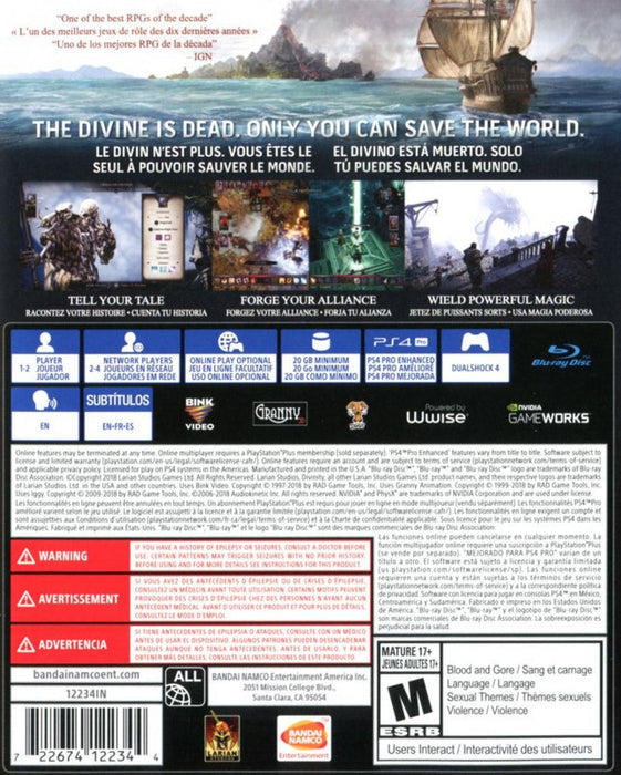 Divinity: Original Sin II [Definitive Edition] – PlayStation 4 (PS4) - for just $36.99! 