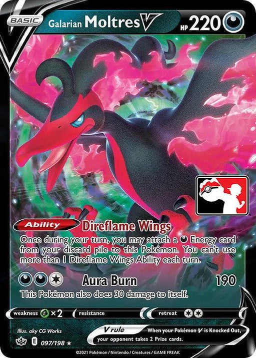 Galarian Moltres V (097/198) [Prize Pack Series One] - for just $6.40! 