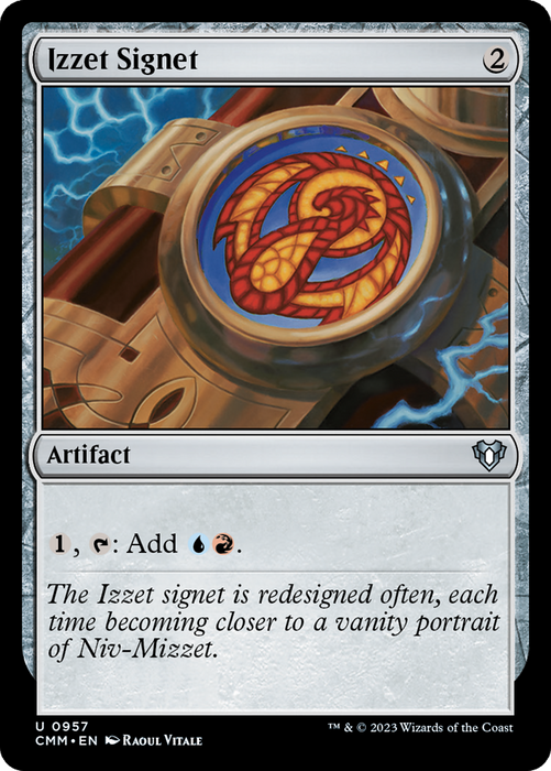 Izzet Signet (CMM-957) - Commander Masters - for just $0.28! 