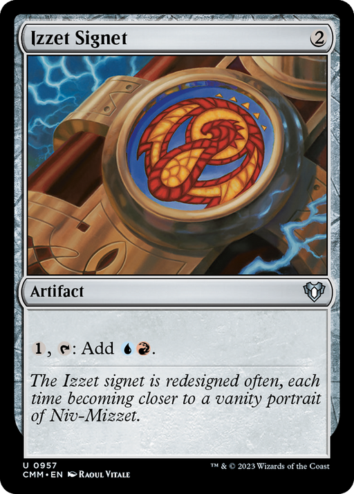 Izzet Signet (CMM-957) - Commander Masters - for just $0.28! 