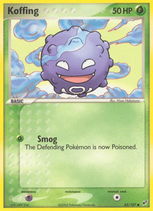 Koffing (62/107) [EX: Deoxys] - for just $0.65! 