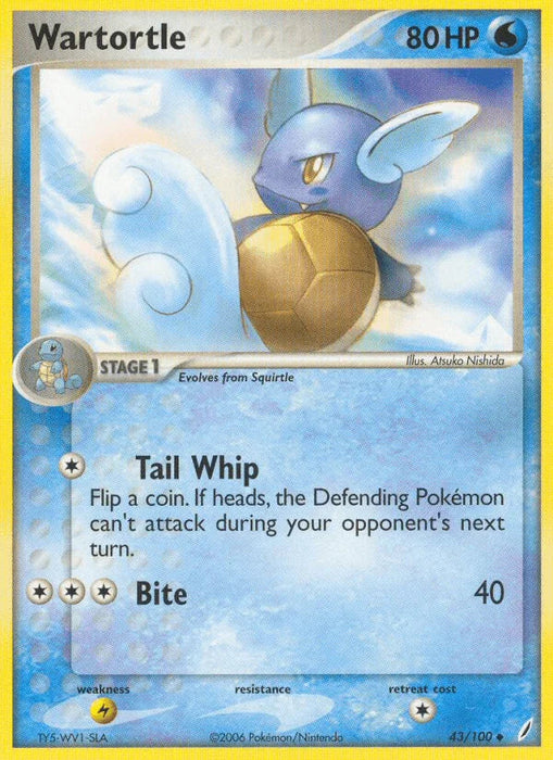 Wartortle (43/100) [EX: Crystal Guardians] - for just $0.60! 