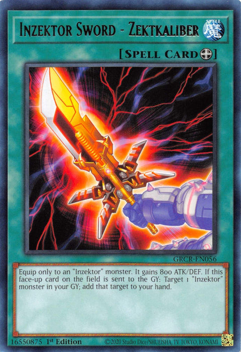 Inzektor Sword - Zektkaliber [GRCR-EN056] Rare - for just $0.10! 