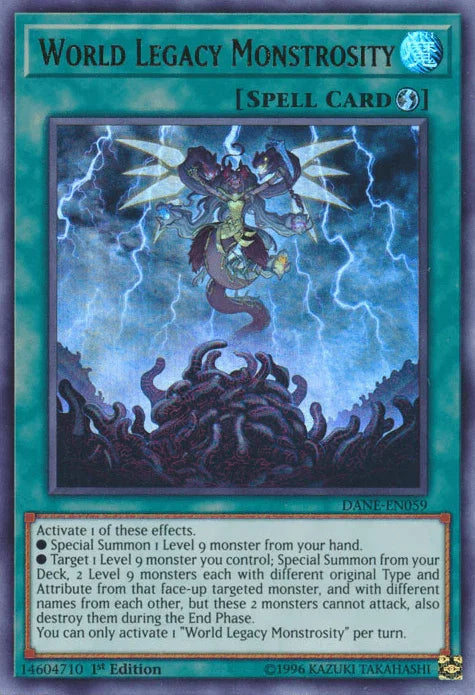 World Legacy Monstrosity [DANE-EN059] Ultra Rare - for just $0.25! 