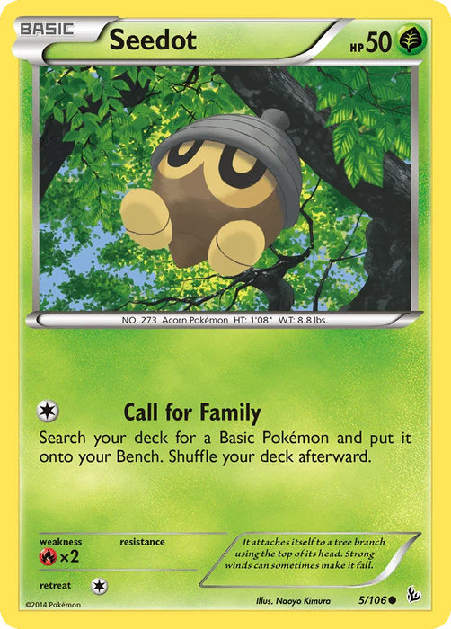 Seedot (5/106) [XY: Flashfire] - for just $0.10! 