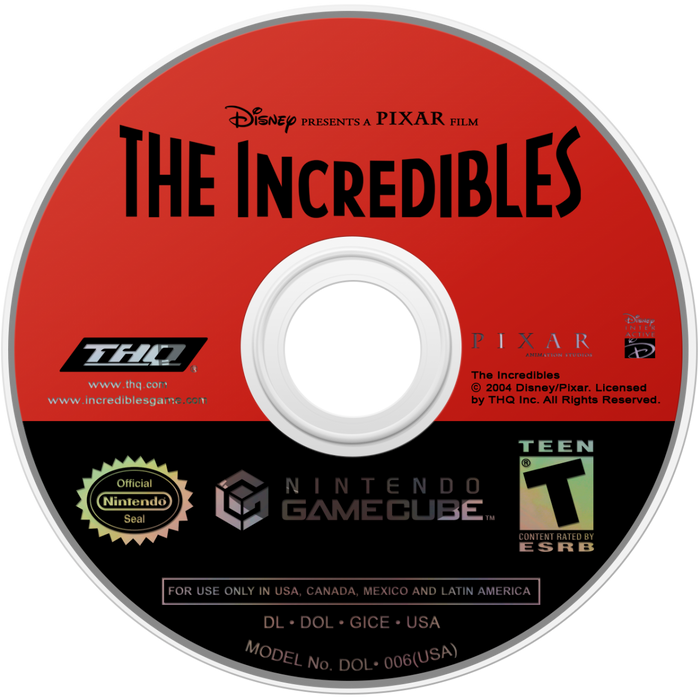 Disney Pixar The Incredibles – GameCube (GC) - for just $11.99! 