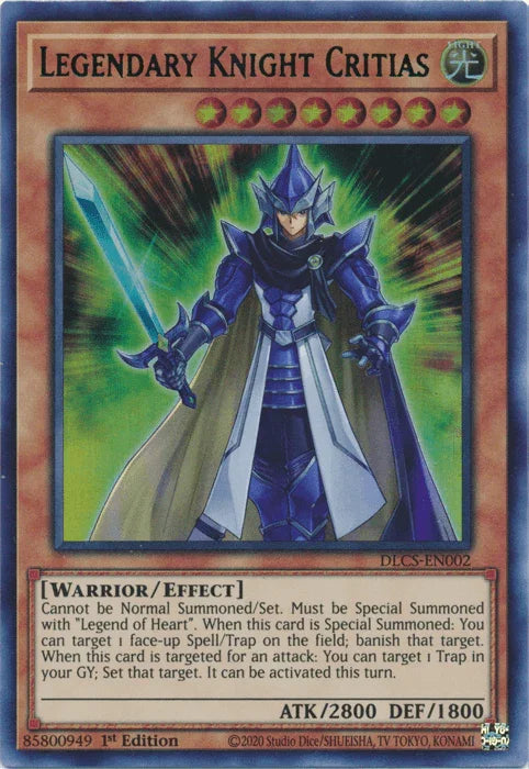 Legendary Knight Critias (Green) [DLCS-EN002] Ultra Rare - for just $0.15! 