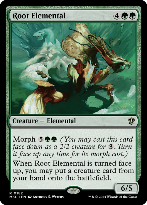 Root Elemental (MKC-182) - Murders at Karlov Manor Commander - for just $0.07! 
