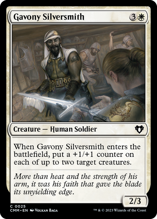 Gavony Silversmith (CMM-025) - Commander Masters - for just $0.01! 