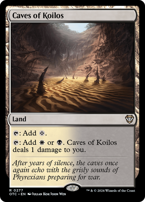 Caves of Koilos (OTC-277) - Outlaws of Thunder Junction Commander - for just $0.31! 