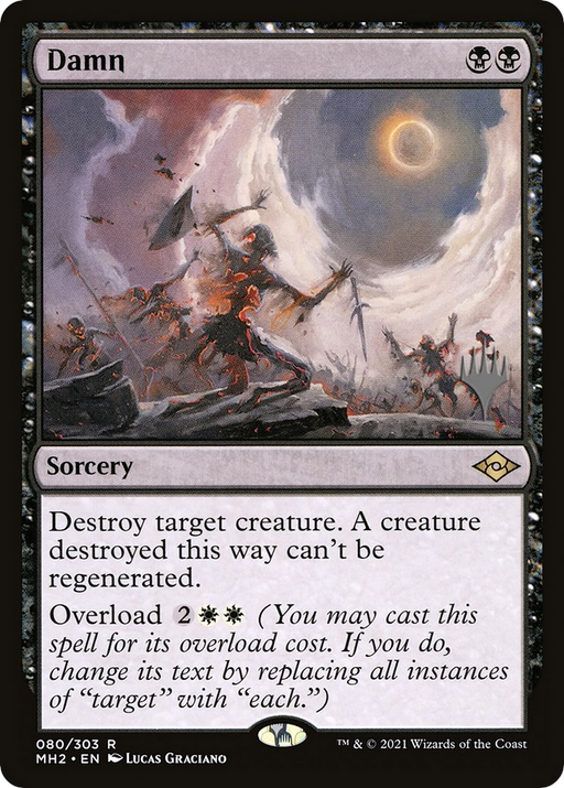 Damn (PPMKM-80P) - Modern Horizons 2 Promos - for just $2.55! 