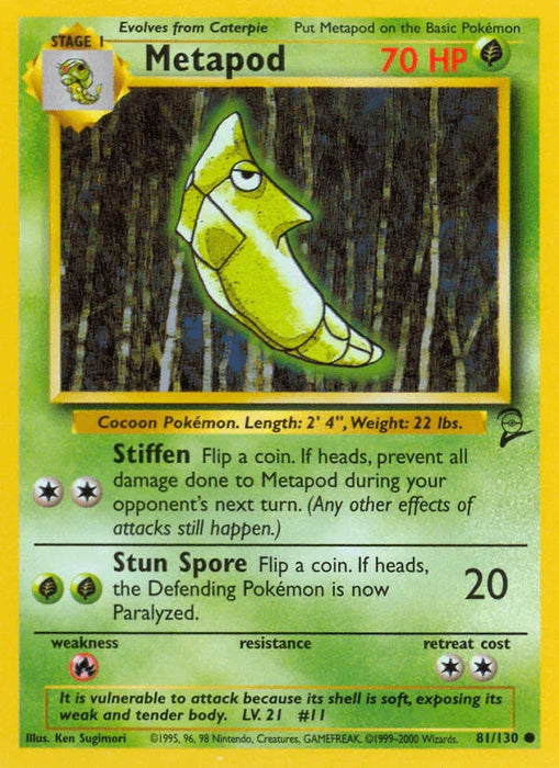 Metapod (81/130) [Base Set 2] - for just $0.30! 