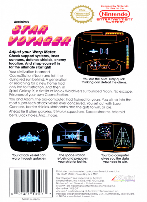 Star Voyager – Nintendo Entertainment System (NES) - for just $0! 