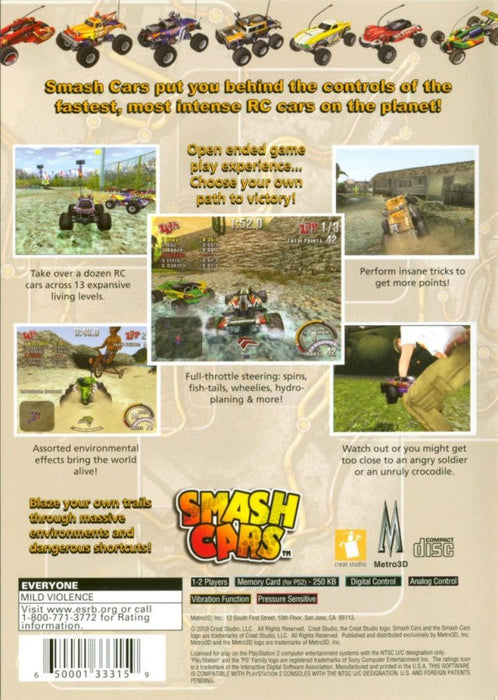 Smash Cars – PlayStation 2 (PS2) - for just $6.99! 