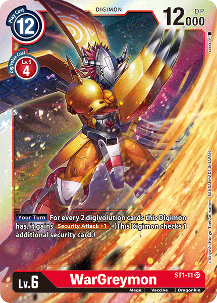 WarGreymon [ST1-11] [Starter Deck: Gaia Red] - Just $0.09! Shop now at Retro Gaming of Denver