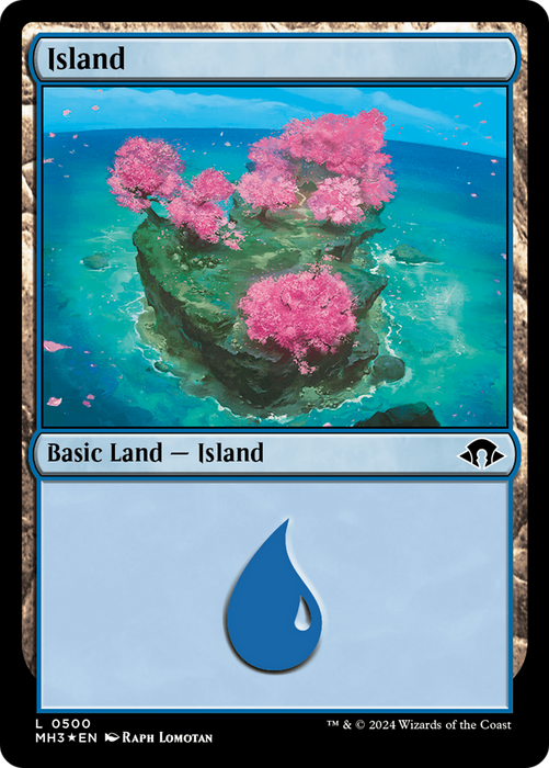Island (0500) (Ripple Foil) (MH3-500) - Modern Horizons 3 Foil - for just $0.11! 