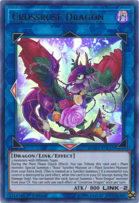 Crossrose Dragon [DUOV-EN015] Ultra Rare - for just $0.20! 