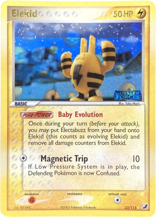 Elekid (23/115) (Stamped) [EX: Unseen Forces] - for just $23.40! 