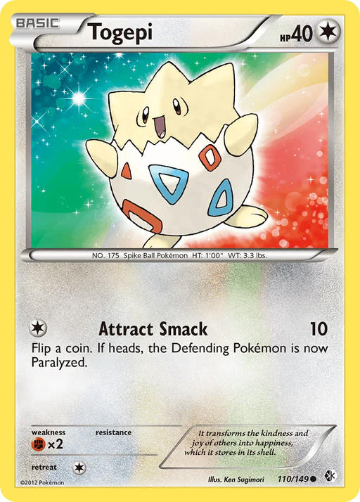 Togepi (110/149) [Black & White: Boundaries Crossed] - for just $1.55! 