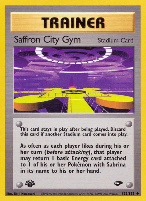Saffron City Gym (122/132) [Gym Challenge 1st Edition] - for just $0.55! 