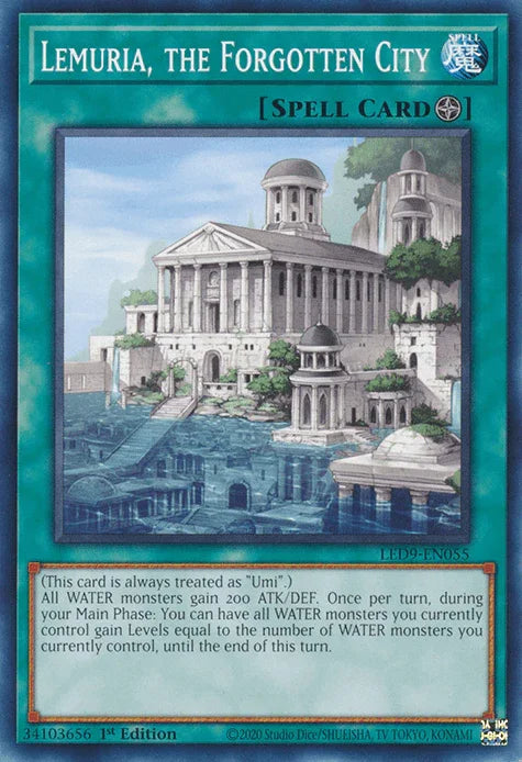 Lemuria, the Forgotten City [LED9-EN055] Common - for just $0.10! 
