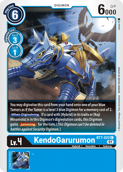 KendoGarurumon [BT7-022] [Next Adventure] - Just $0.09! Shop now at Retro Gaming of Denver