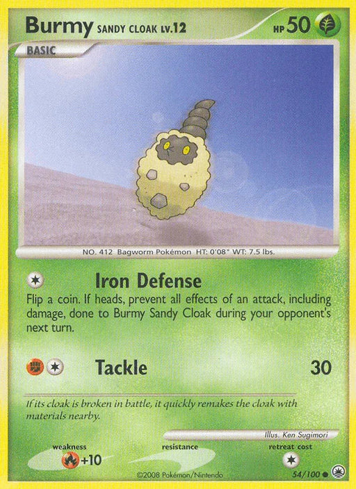 Burmy Sandy Cloak (54/100) [Diamond & Pearl: Majestic Dawn] - for just $0.15! 
