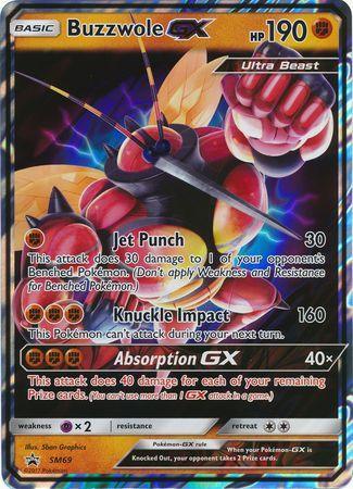 Buzzwole GX (SM69) (Jumbo Card) [Sun & Moon: Black Star Promos] - for just $3.25! 