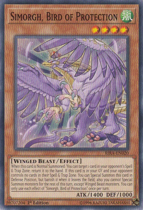 Simorgh, Bird of Protection [RIRA-EN020] Common - for just $0.10! 