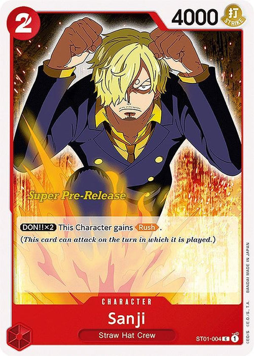 Sanji [Super Pre-Release Starter Deck: Straw Hat Crew] - for just $6.85! 