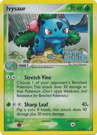 Ivysaur (35/100) (Stamped) [EX: Crystal Guardians] - for just $15.55! 