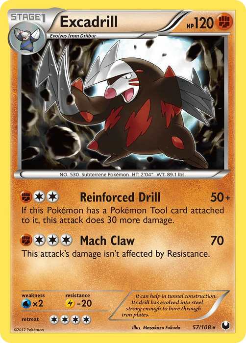 Excadrill (57/108) [Black & White: Dark Explorers] - for just $0.35! 
