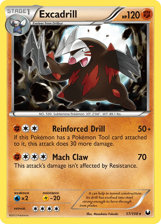 Excadrill (57/108) [Black & White: Dark Explorers] - for just $0.35! 
