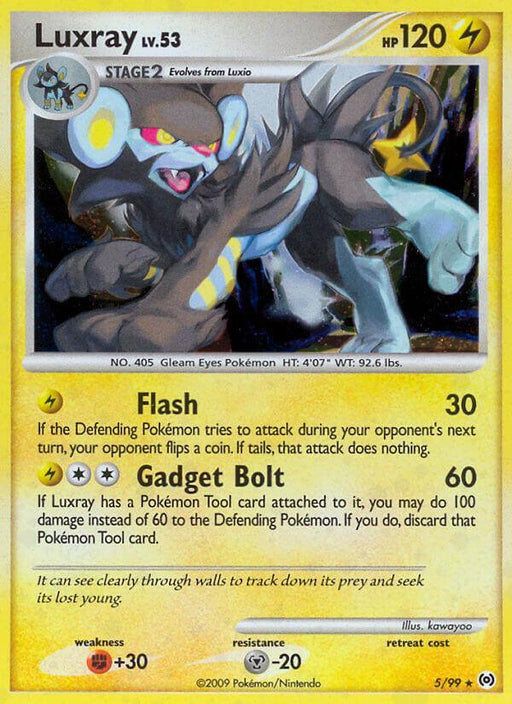Luxray (5/99) (Theme Deck Exclusive) [Platinum: Arceus] - for just $1.85! 