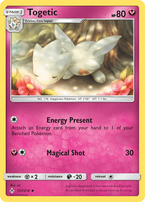 Togetic (137/214) [Sun & Moon: Unbroken Bonds] - for just $0.30! 