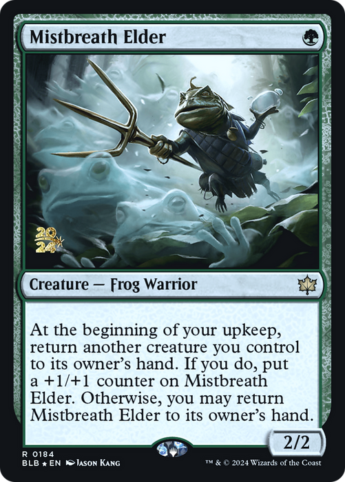 Mistbreath Elder (PRE-184) - Bloomburrow Promos Foil - for just $0.12! 