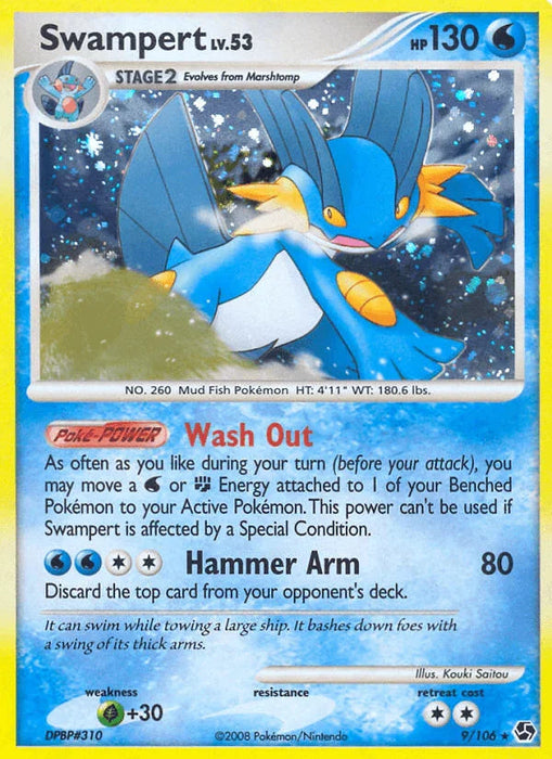 Swampert (9/106) [Diamond & Pearl: Great Encounters] - for just $9.85! 