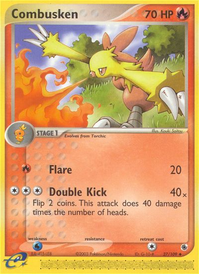 Combusken (27/109) [EX: Ruby & Sapphire] - Just $0.30! Shop now at Retro Gaming of Denver