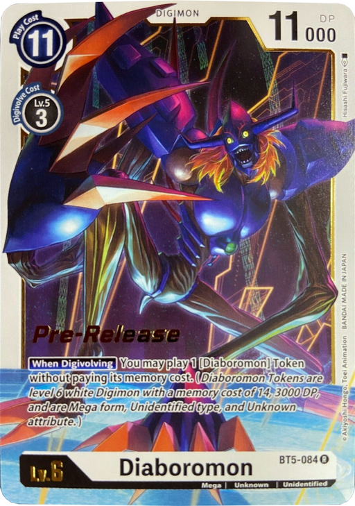 Diaboromon [BT5-084] [Battle of Omni Pre-Release Promos] - Just $0.95! Shop now at Retro Gaming of Denver