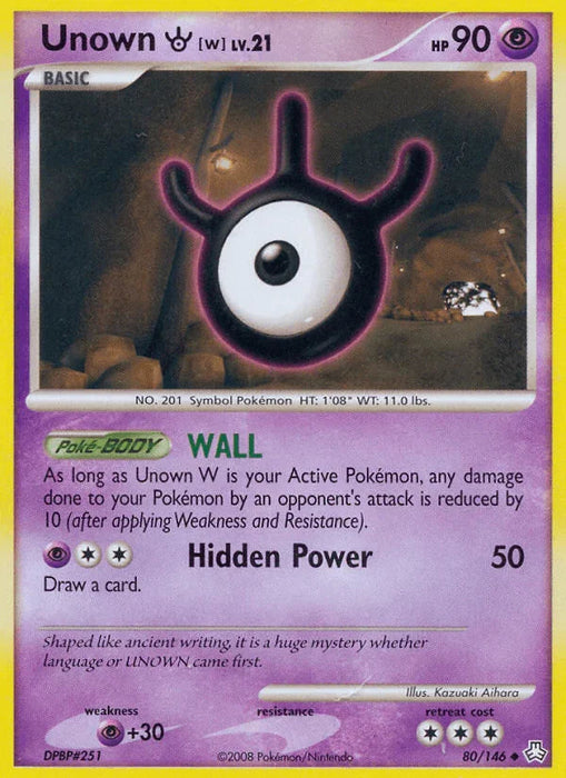 Unown W (80/146) [Diamond & Pearl: Legends Awakened] - for just $0.70! 