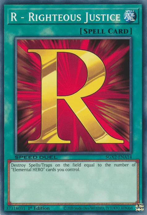 R - Righteous Justice [SGX2-ENA14] Common - for just $0.10! 