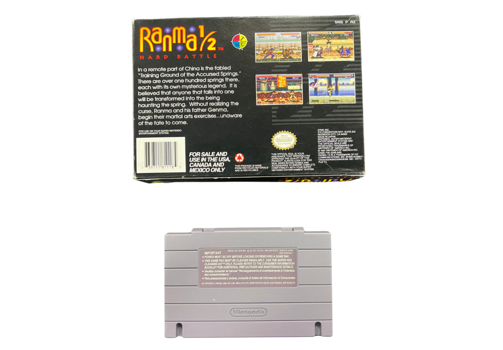 Ranma 1/2 Hard Battle [Missing Manual/Inserts] – Super Nintendo Entertainment System (SNES) - for just $117.99! 